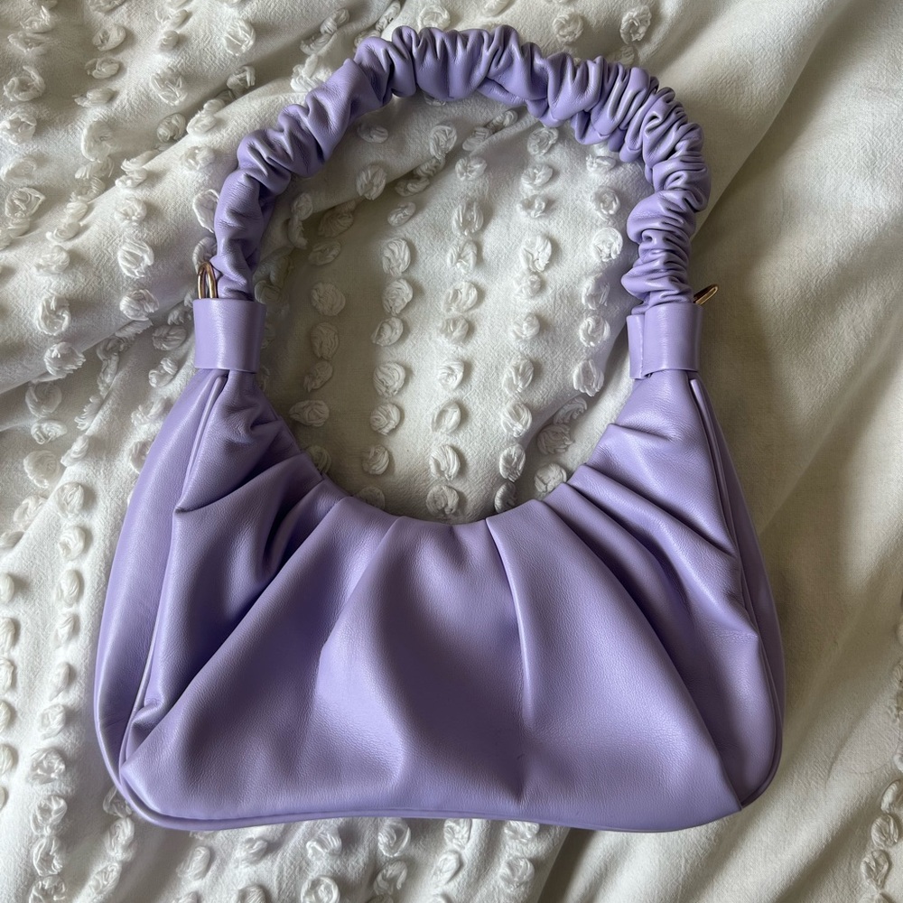 Purple shoulder bag